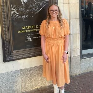 Small Current Air midi-dress